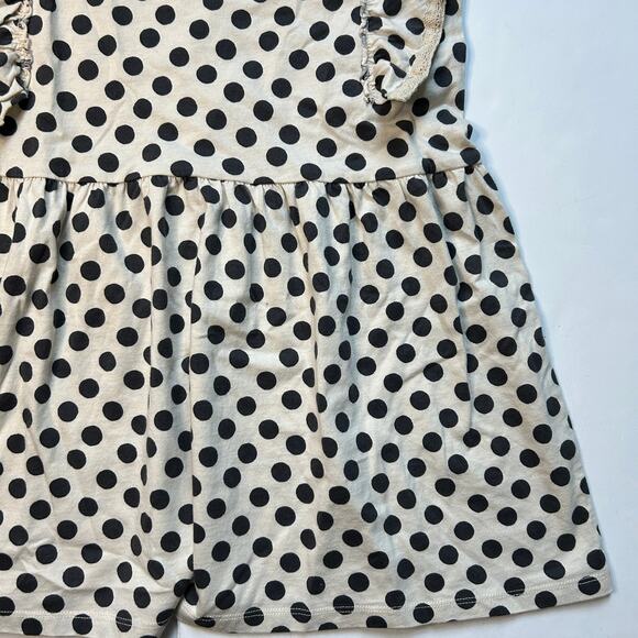 NWT Tea Collection Polka Dot Crochet Trim Ruffle Dress 10Y - Picture 3 of 5